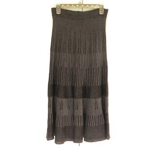 Brown Knit Flare Skirt......726